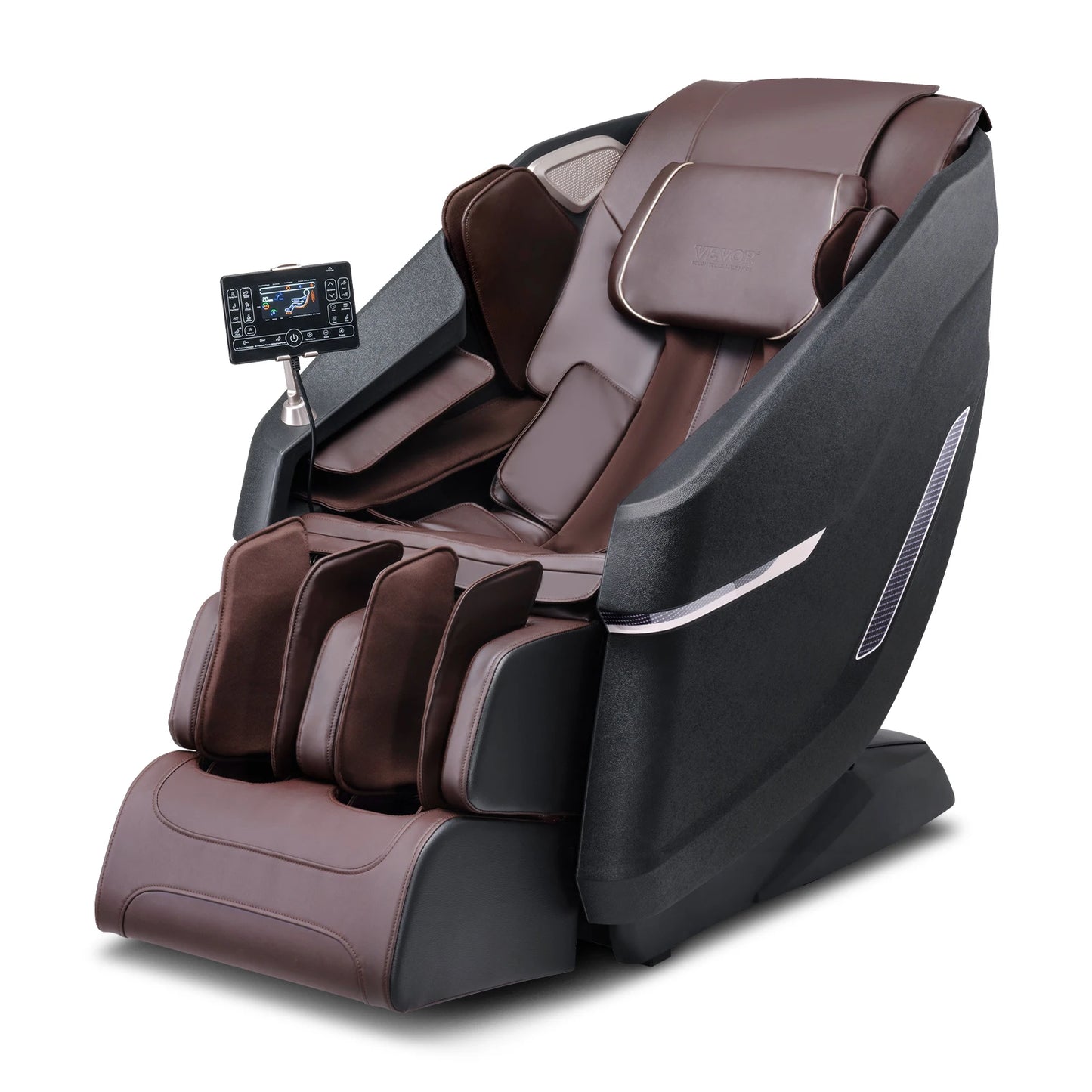 SucceBuy Massage Chair Full Body Zero Gravity Recliner with Multi Auto Modes 3D Shiatsu Heating Bluetooth Speaker Foot Roller