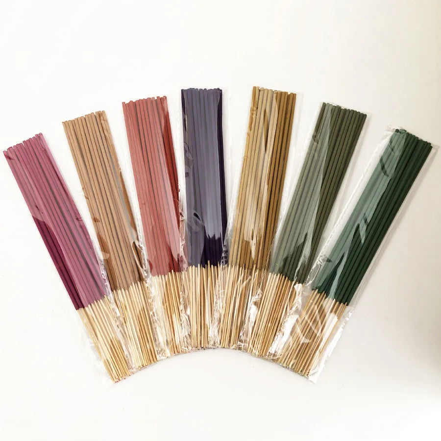 14 Sets of 280 Incense Sticks, Lavender, Milky Fragrance, Jasmine, Rose, Sandalwood, White Sage and Dragon's Blood Scents, Suitable for Home, Office, Yoga, Meditation, after Meals, Reading, Music, Long-Lasting Fragrance
