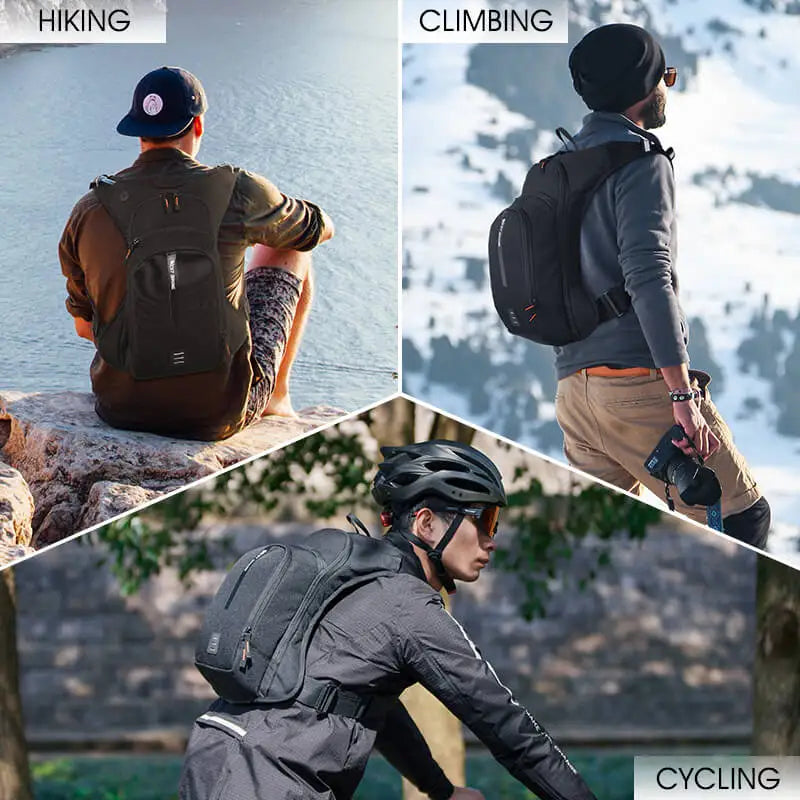 WEST BIKING 10L Cycling Hydration Backpack Ergonomic Cross Harness Climbing Hiking Outdoor Sport Travel Reflective Backpack