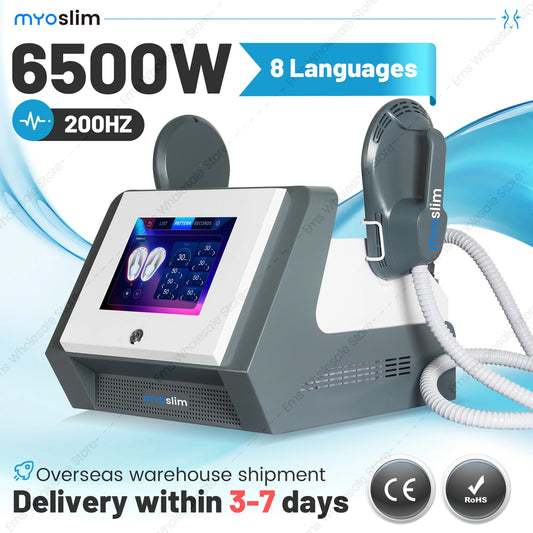 Myoslim Machines 6500w Professional Portable NEO Body Slimming Nova Rf Mini Muscle EMS Electromagnetic Stimulate