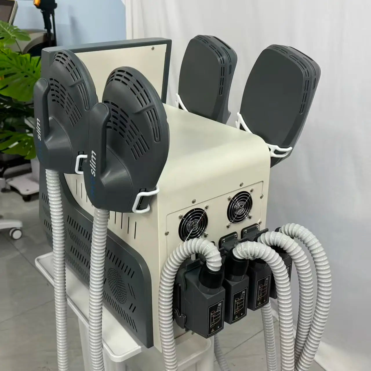 Myoslim Machines HI-EMT RF EMS Electromagnetic Muscle Stimulator Professional Sculp 6500w 5 Handle Pelvic