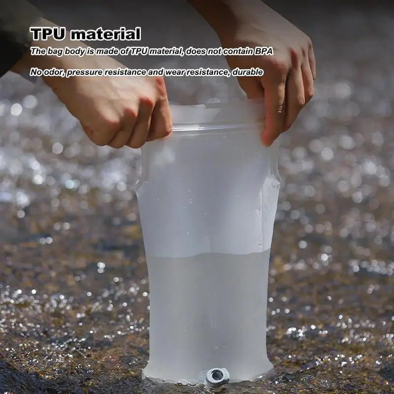 Hiking Water Bladder Water Storage Bag Reservoir Leak-proof Portable TPU Cycling Water Bag For Running Gym Sports Camping