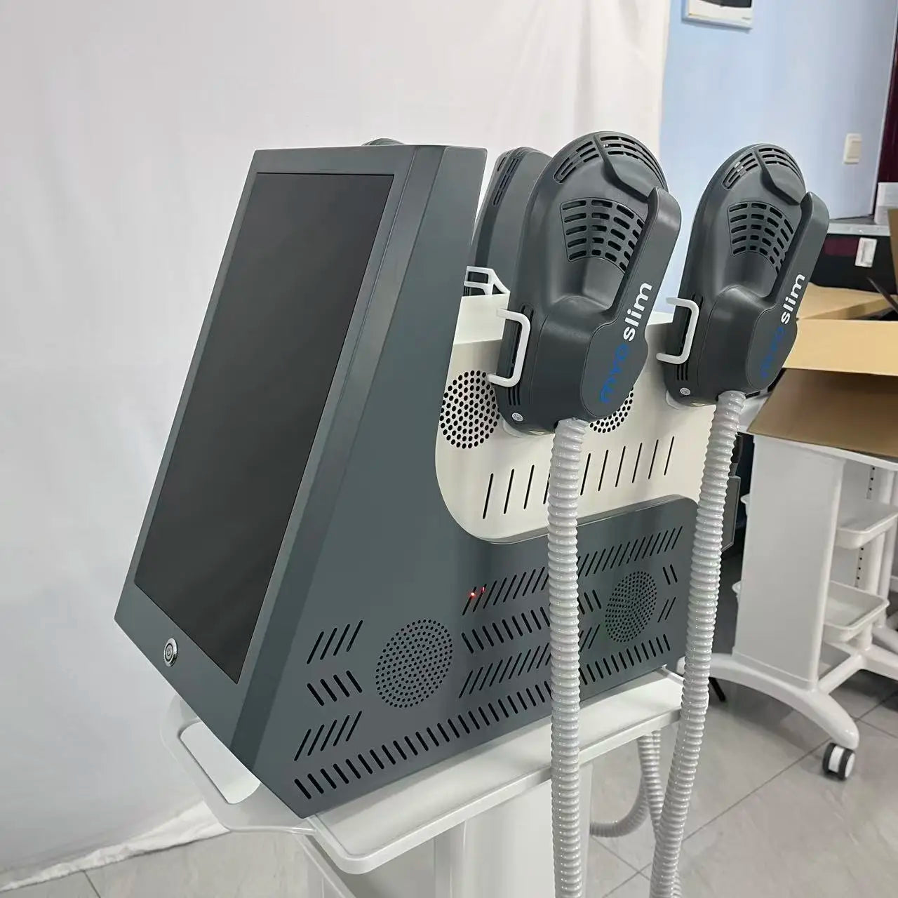 Myoslim Machines HI-EMT RF EMS Electromagnetic Muscle Stimulator Professional Sculp 6500w 5 Handle Pelvic