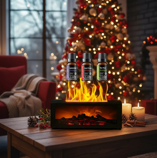 Air Humidifier & Essential Oil Diffuser with Night Light  Aromatherapy for Home & Office